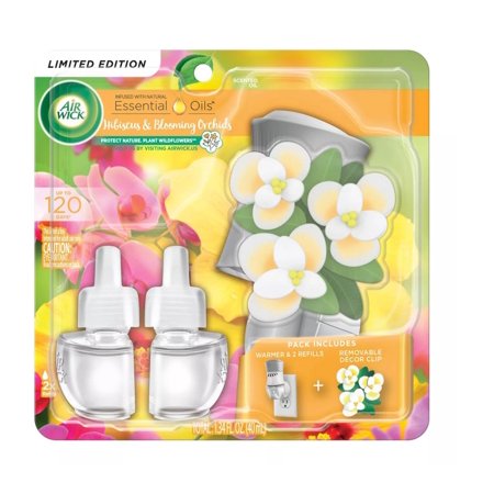 Air Wick Scented Oil - Spring Decor Hibiscus and Blooming Orchids - 1.34 fl oz