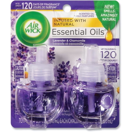 Air Wick Scented Oil Twin Refill, Relaxation, Lavender And Chamomile - 2 Ea, 3 Pack
