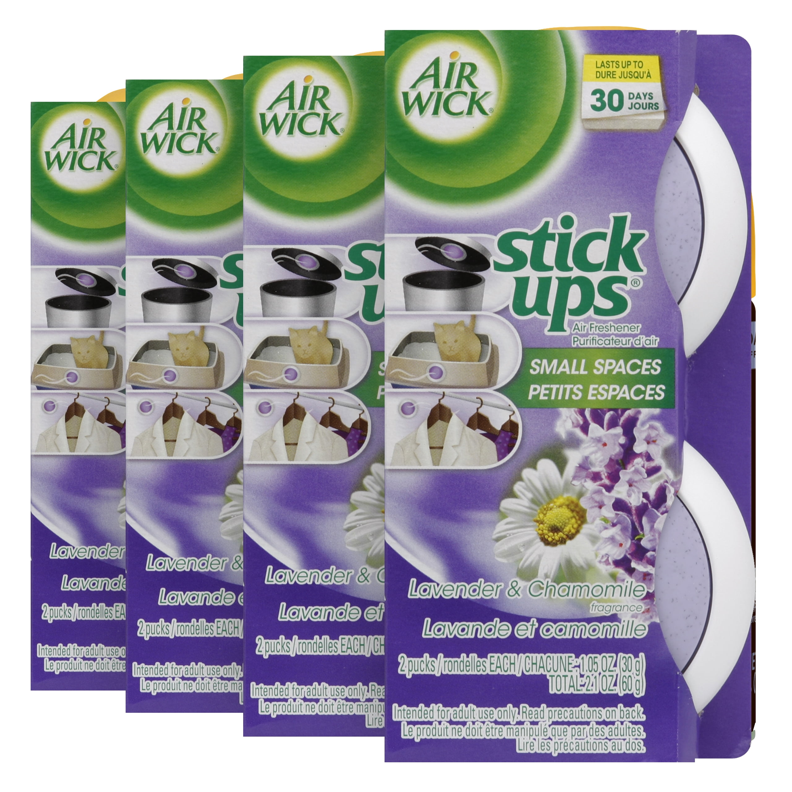 Air Wick Stick Ups Air Freshener, Lavender and Chamomile, 2 ct (Pack of