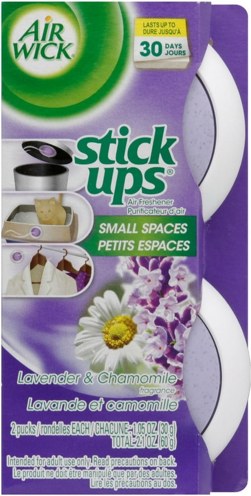 Air Wick Stick Ups Air Freshener, Lavender and Chamomile 2ct , 2.1 oz