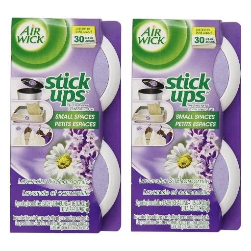 Air Wick Stick Ups Solid Air Freshener Lavender & Chamomile Scent, 2 oz, 2 Pack