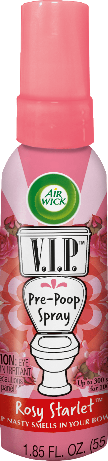 Air Wick ViPoo Rose Rafraîchisseur d'air - Spray Toilette - 2x55ml
