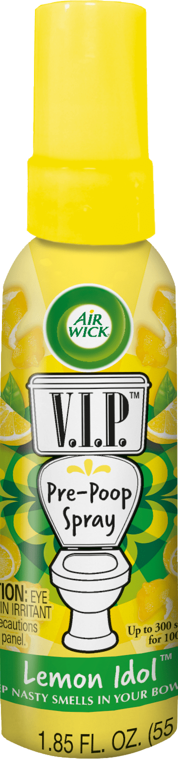 Air Wick V.I.P. Pre Poop Toilet Spray 1.85oz Lemon Idol Scent