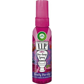 Air Wick V.I.P. Pre-Poop Spray - Spray - 1.9 fl oz (0.1 quart) - Fruity Pin-Up - 6 / Carton Air Wick V.I.P. Pre-Poop Spray - Spray - 1.9 fl oz (0.1 quart) - Fruity Pin-Up - 6 / Carton