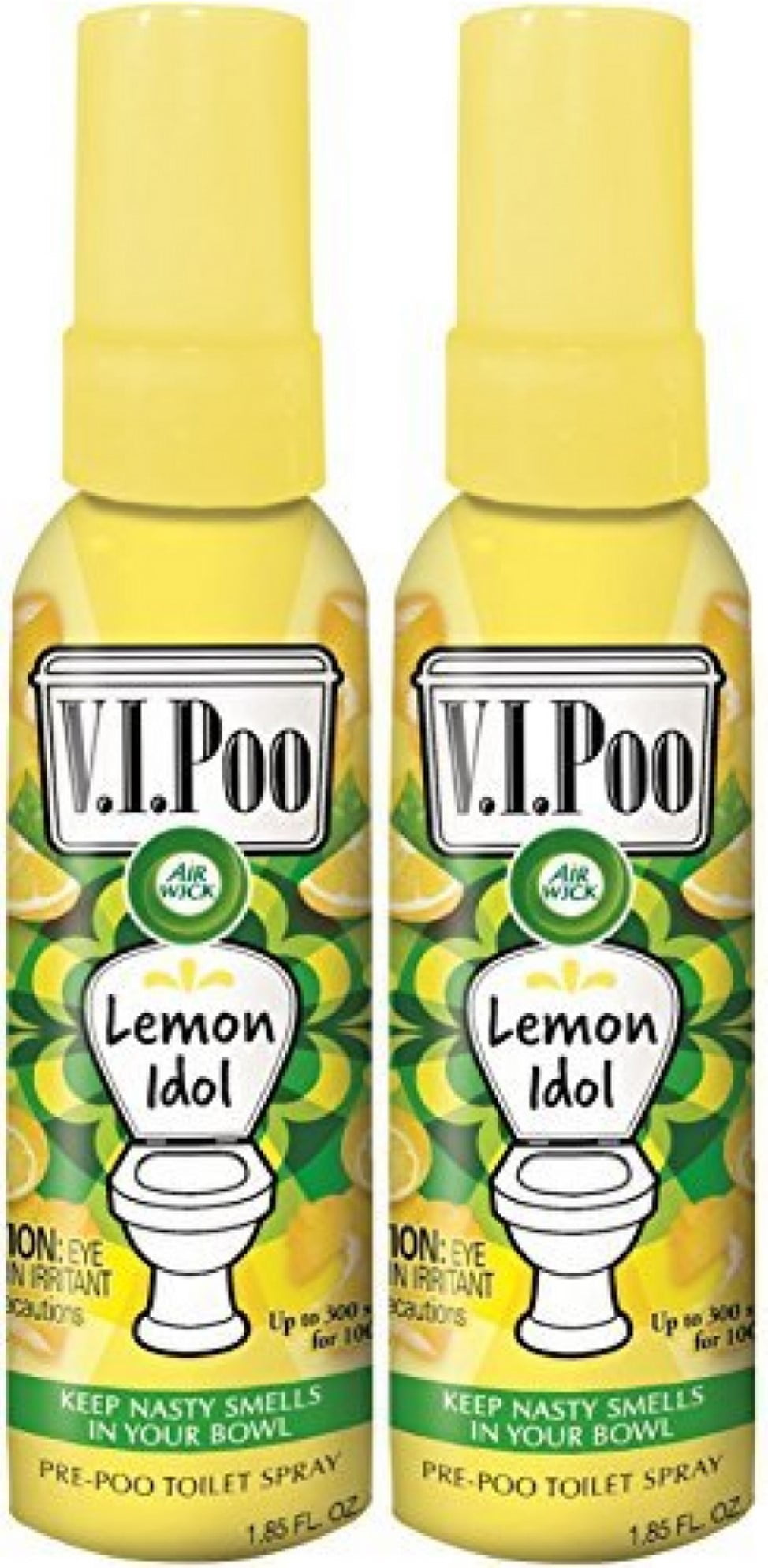 Air Wick VIPoo Toilet Perfume Fruity Pin-Up 1.9 Oz. (Pack of 6)