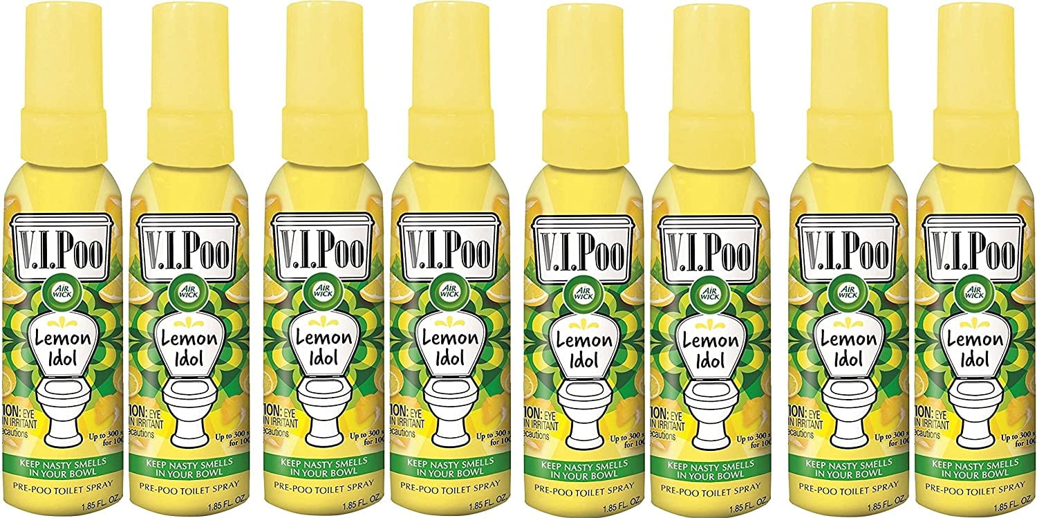 Airwick V.I.Poo Pre Poo Toilet Spray 1.85 Fl Oz Lemon Idol - Office Depot