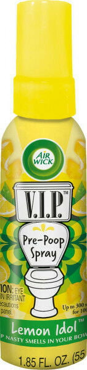 Air Wick V.I.Poo Toilet Perfume Lemon Idol, 1.85 Ounce, 4 Pack