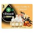 thumbnail image 1 of Air Wick Vibrant Plug-In Scented Oil Air Freshener Warmer Refills, Vanilla Caramel, 3 Count, 1 of 8