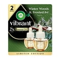 thumbnail image 1 of Air Wick Vibrant Plug-In Scented Oil Air Freshener Warmer Refills, Winter Woods and Frosted Ivy, 2 Count, 1 of 8