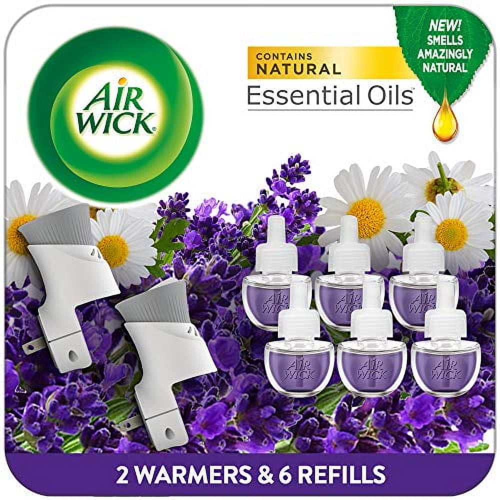Lavender & Chamomile Plug-In Oil Air Freshener Kit with Warmers