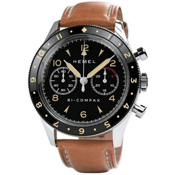 Air Wing Ceramic Bezel Black with Super-LumiNova C3 Dial Mechanical 100M Men Watch for Adult - White