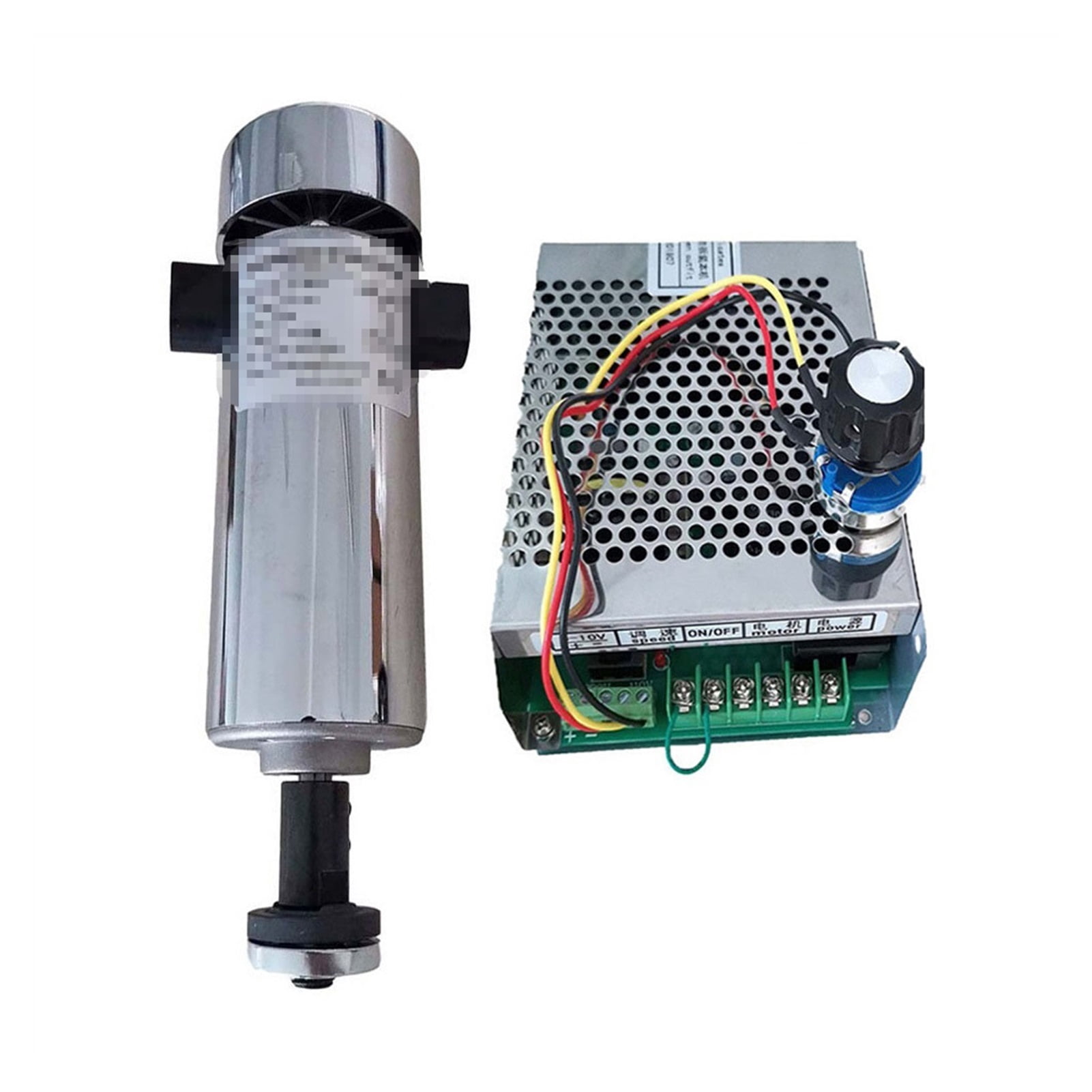 Air cooled 0.8kw DC110V 20000RPM CNC spindleMotorKit Drill chuck/ 800W ...