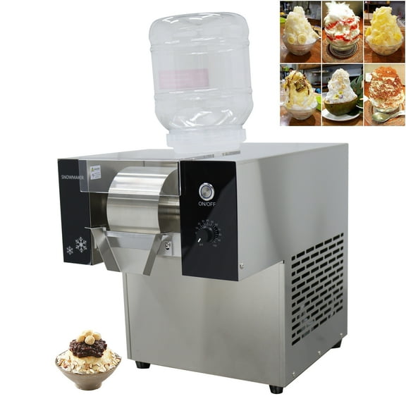 Air-cooled Snowflake Ice Machine Smoothie Shaved Ice Crusher