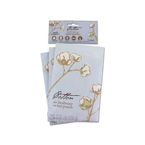 Air freshener sachets pack of 3 assorted scents (Available in a pack of 24)
