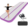 thumbnail image 1 of Air mat Tumble Track 10ft 13ft 16ft 20ft Gymnastics Inflatable Tumbling mat 4in 8in Thickness for kids Home Use Gym Yoga Training Cheerleading with Electric Air Pump Carry Bag, 1 of 8