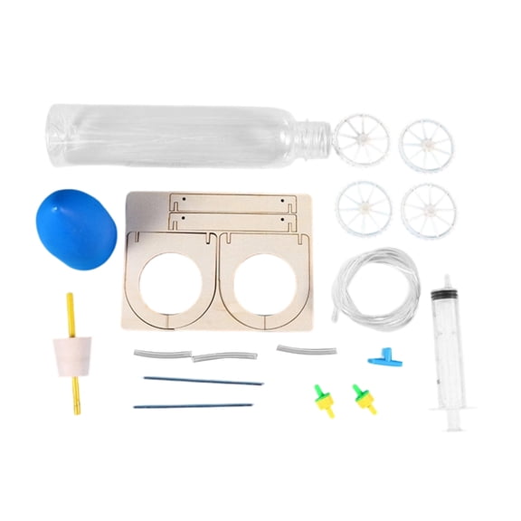 Air-powered Car Science Project Science Experiment For Interactive STEM Learning Tool