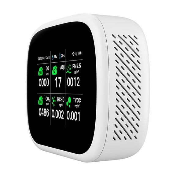 Air quality tester,Quality Meters Office Indoor Air Quality Wifi 11-in-1 Air Quality Indoor Restaurant Black