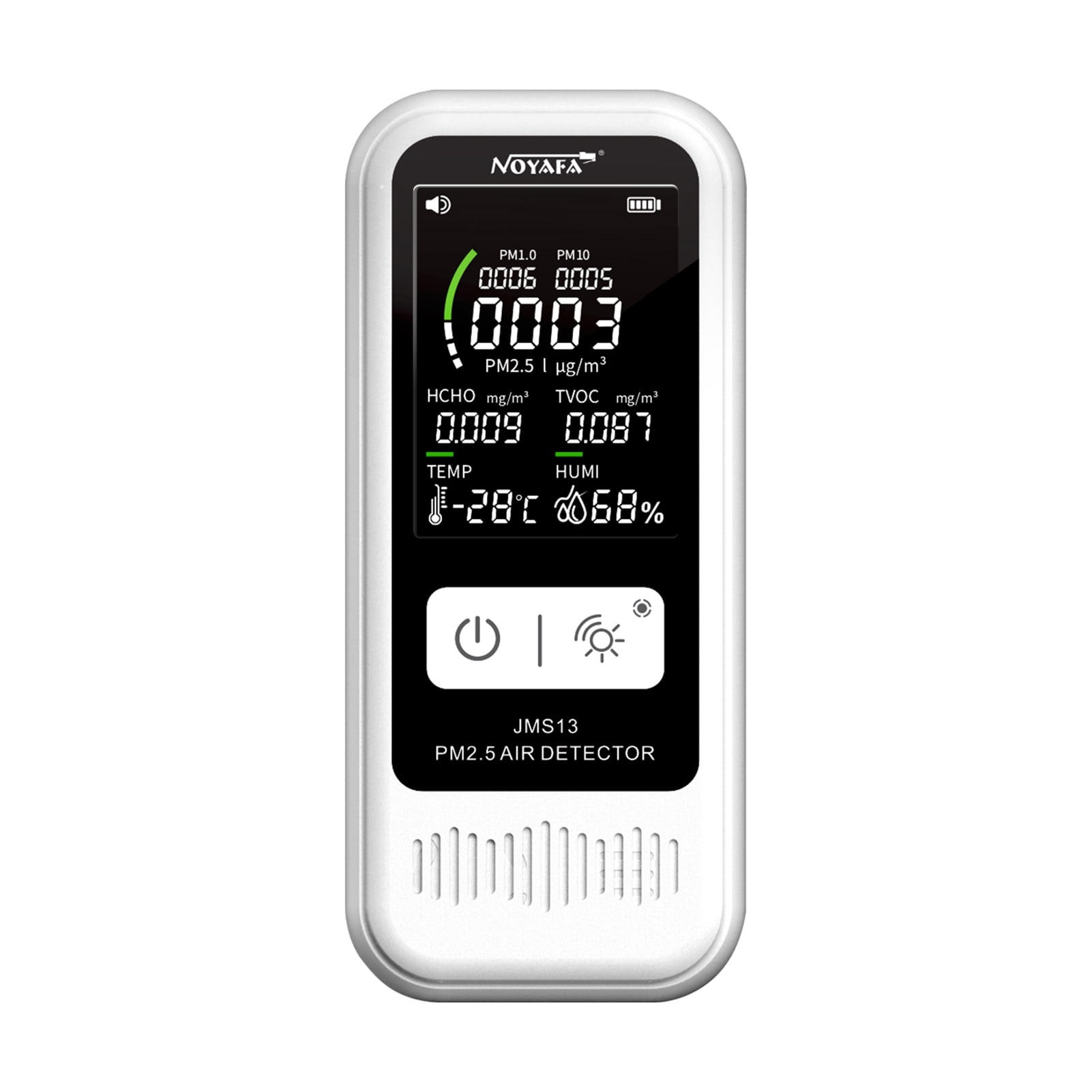 Air quality tester,Quality Tester Pm2.5 Thermometer Pm2.5 Temperature Tester Pm2.5 Air Quality Reable Lcd Adben Qisuo