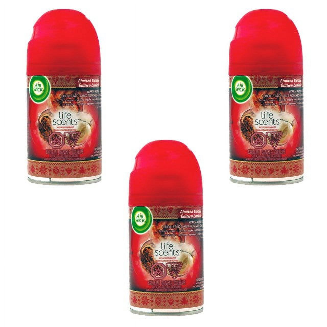 Air wick Life Scents Warm Apple Crisp, spray refill 175gr (Pack of 3