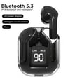 thumbnail image 1 of Wireless Bluetooth Earphone Transparent HIFl Headphones Digital Display Sports Gaming Noise Cancelling Headset For Phones, 1 of 17