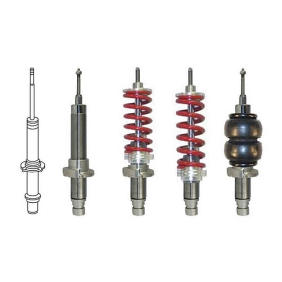 AirBagIt LOW-VOLK-30-R 1975 Volkswagen Rabbit Lowboyz Lowboys 1-3 In. Shorter Than O.E. Rear