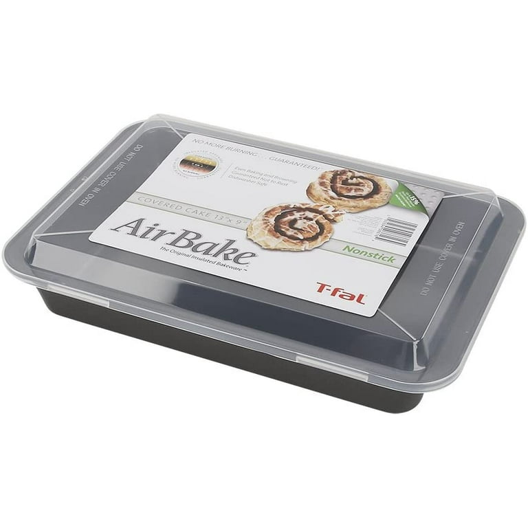  AirBake Natural Cake Pan with Cover, 13 x 9 in: Home