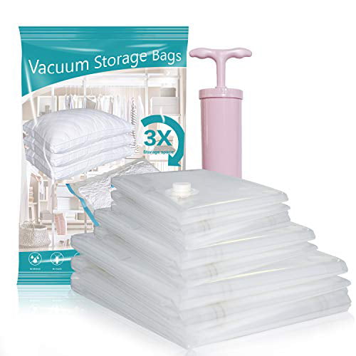 8 X LARGE SPACE SAVING STORAGE VACUUM BAGS CLOTHES BEDDING