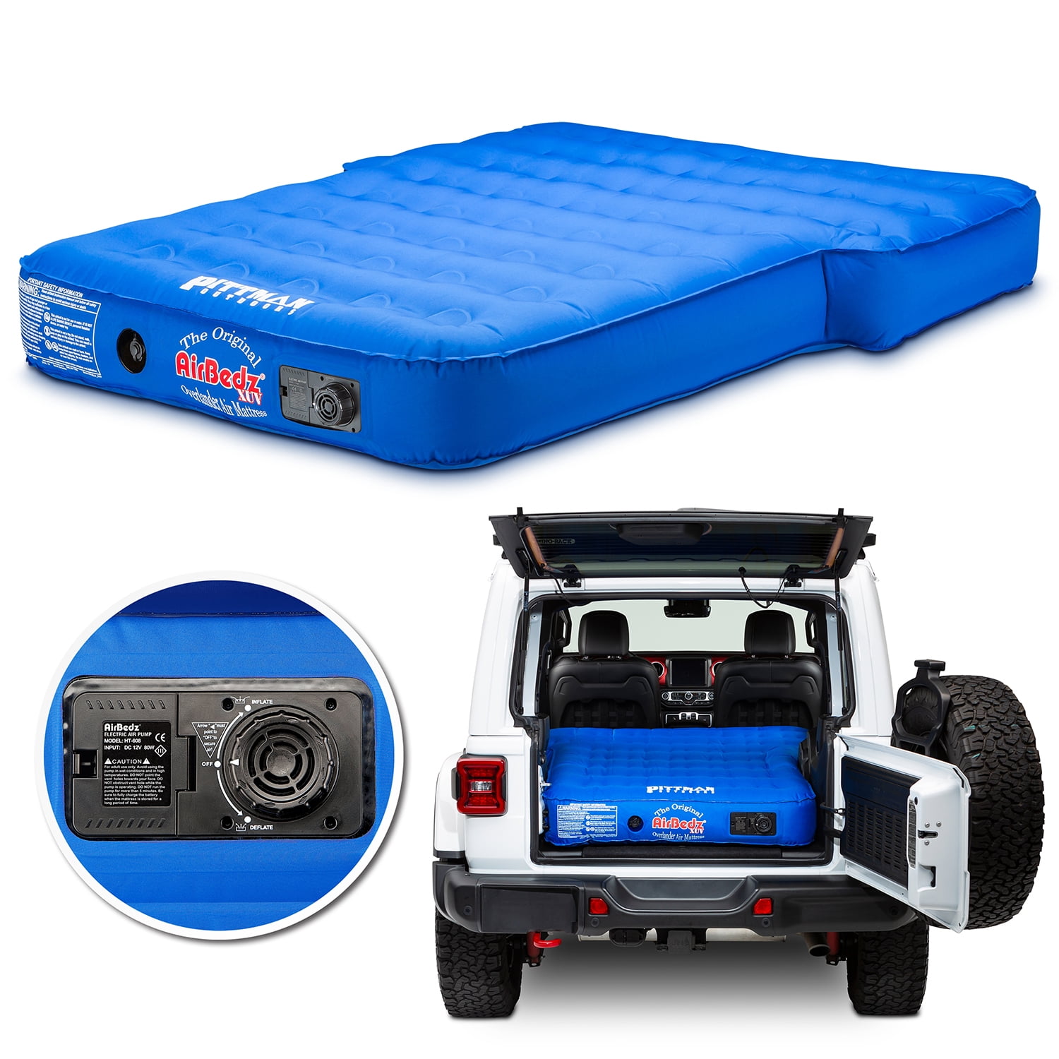 AirBedz PPIBLU XUV by Pittman Outdoors Air Bed Mattress for Jeep, SUV