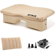 AirBedz Pittman Inflatable Rear Seat Air Mattress with Pump, For Full-Size Trucks, Tan