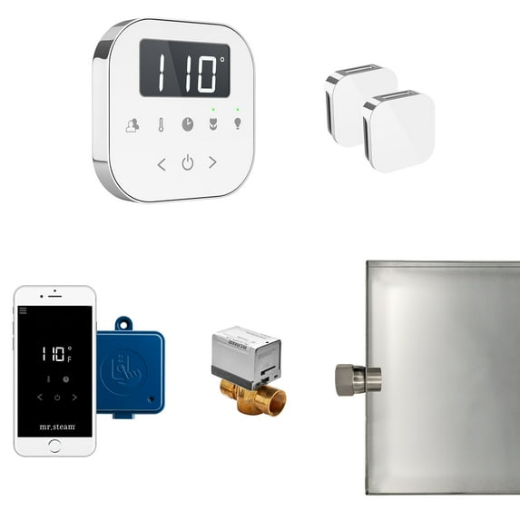 AirButler Max Package White Polished Chrome