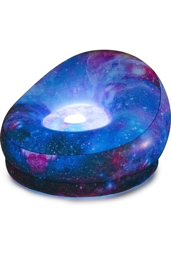 Illuminated Color Changing LED Inflatable Galaxy Chair with Remote — Residential Use, Standard Application