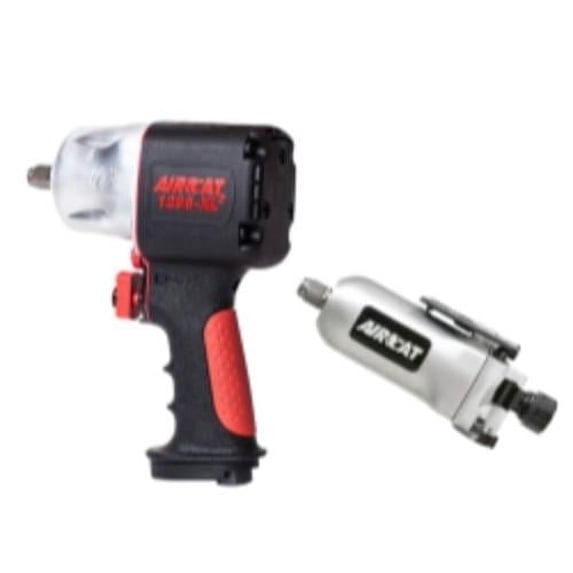 AirCat ACA1295-XL-1320 0.5 in. Compact Composite Impact Wrench with Free Mini 0.38 in. Butterfly