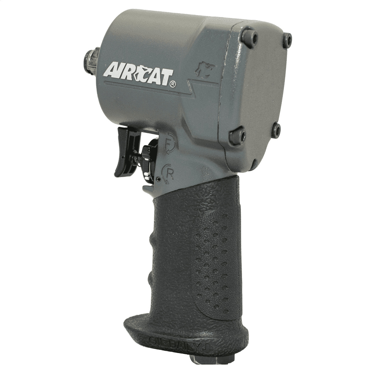 AIRCAT Pneumatic Tools 1057-TH: Stubby Impact Wrench 700 ft-lbs - 1/2-Inch