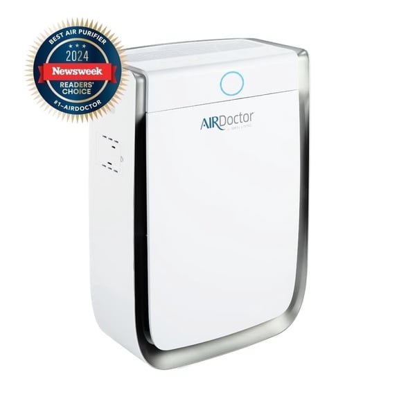 AIRDOCTOR AD3500 Air Purifier for Home and Large Rooms Up to 1260 sq. ft. 2x/hour | UltraHEPA, Carbon, VOC Filters and Air Quality Sensor. Captures Particles 100x Smaller Than HEPA