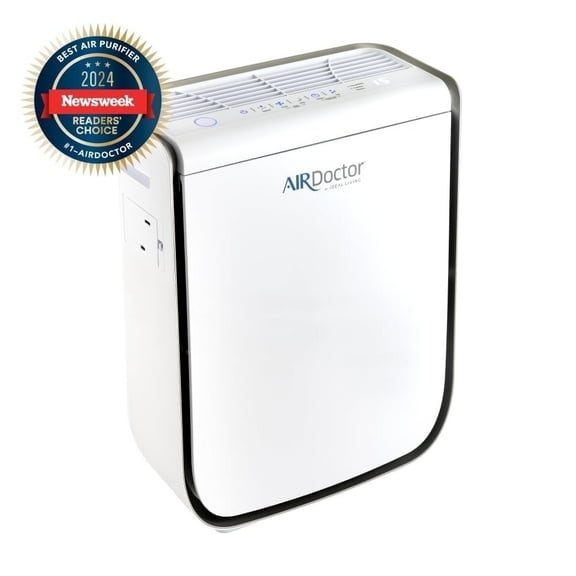 AIRDOCTOR AD2000 Air Purifier for Small & Medium Rooms and Small Bedrooms. 3 Stage Filtration with Pre-Filter, UltraHEPA, Carbon/VOC (AirDoctor 2000)