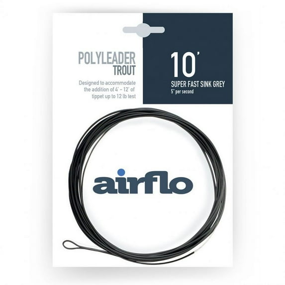 AirFlo Trout Polyleader 10ft | Super Fast Sinking