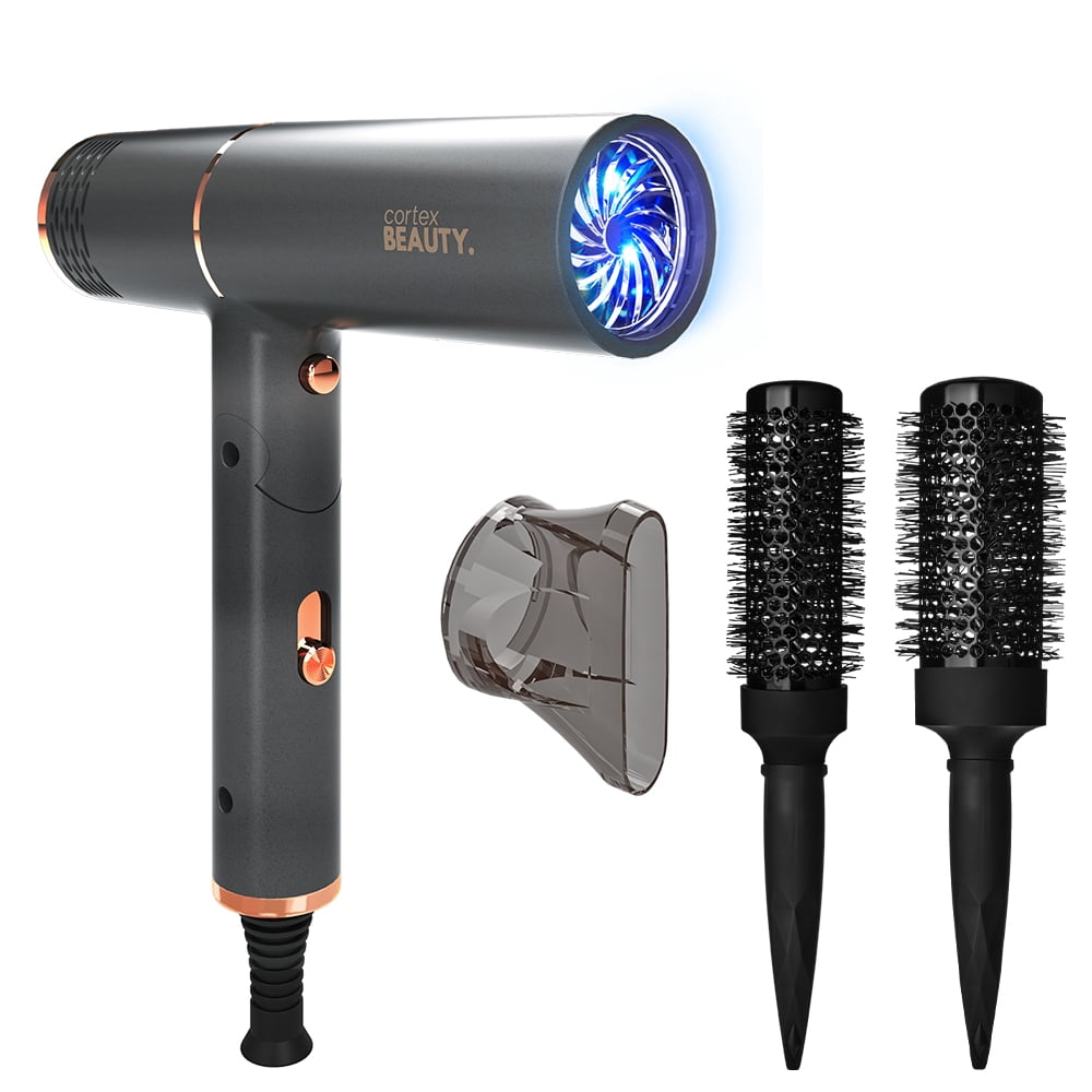 Cortex Beauty AirFold Ionic Foldable Dryer & Blowout Brush Set With 3 Heads Cortex Beauty AirFold Ionic Foldable Dryer & Blowout Brush  main image 4
