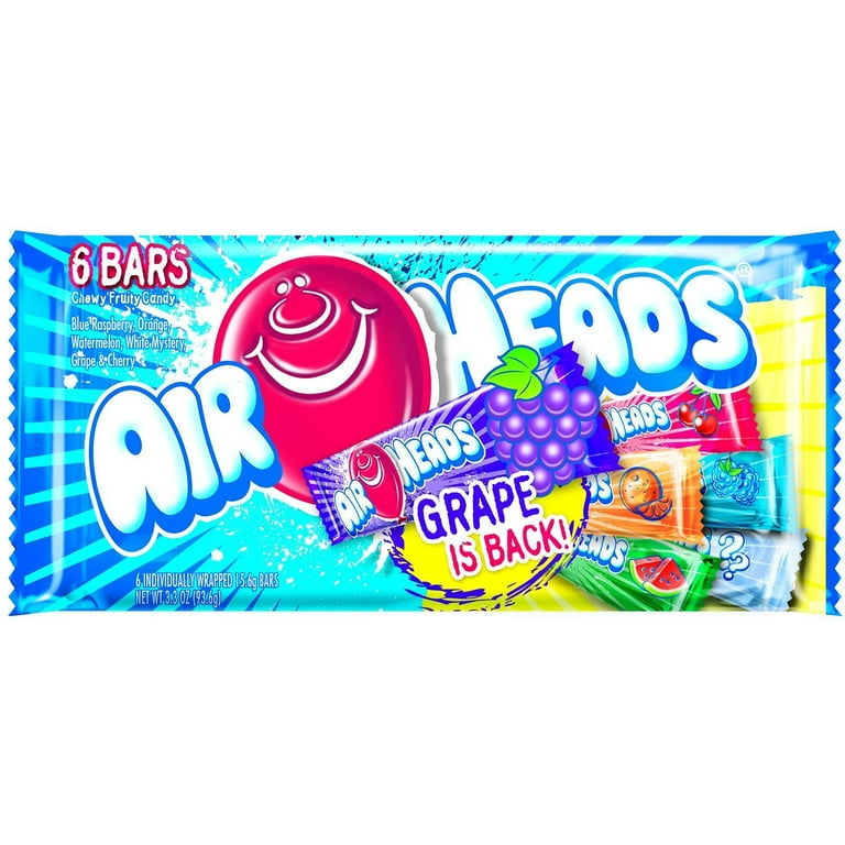 AirHeads Candy Variety Bag, Individually Wrapped Assorted Fruit