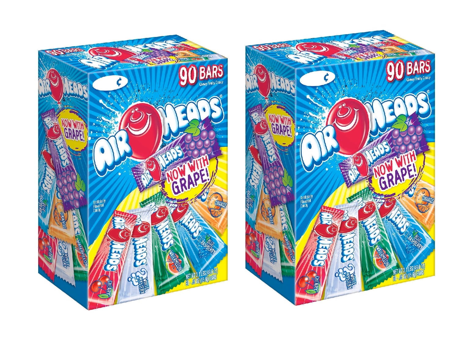 AirHeads, Variety Pack, 0.55 oz, 90 ct 2PK