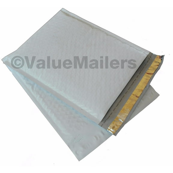AirJacket Lightweight Poly Bubble Padded Envelopes Mailers, 8.5"x12", Multicolor, 200 Count