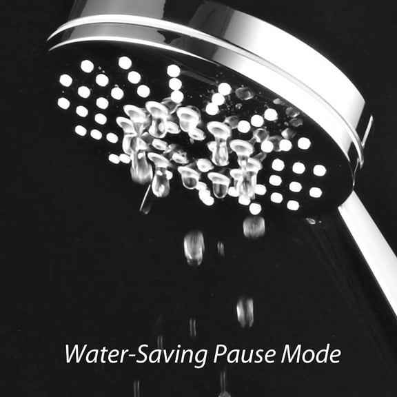 AirJet-300 High Pressure Luxury 6-setting Hand Shower with High-Velocity Flow Accelerator