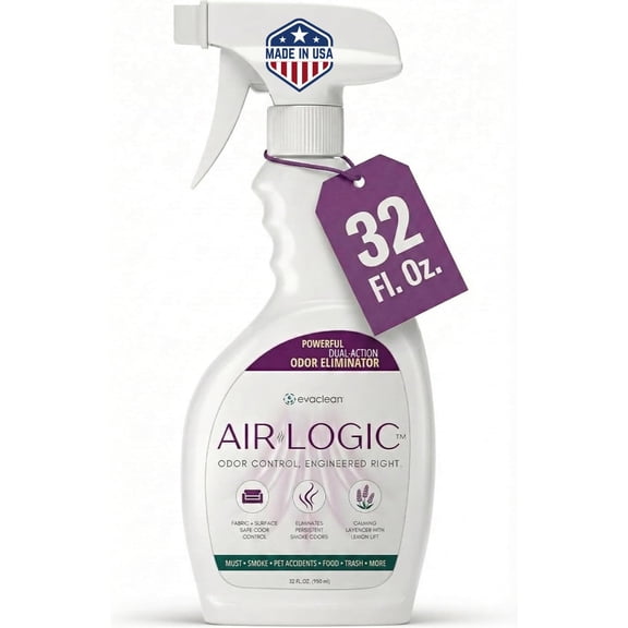 AirLogic AirLogic Dual-Action Odor Eliminator Spray, Lavender Lemon, 32 fl oz