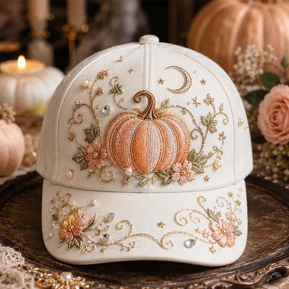 AirLoni Autumn Halloween Printed Baseball Cap Pumpkin Ghost Pattern Lightweight Adjustable Trucker Hat For Fall Daily Wear Halloween Party