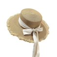 thumbnail image 1 of AirLoni Beach Hat For Women Large Wide Brim Soft Lightweight Fashion Versatile UV Sun Protection Relaxed Fit Outdoor Hiking Casual Vacation Sun Hat Khaki,One Size, 1 of 3