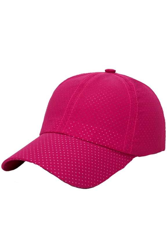 Men Women Foldable Lightweight Flat Brim Visor Sun Hat Breathable Sweat Absorbing Trucker Snapback Dad Cap with Adjustable Back Strap Classic Solid Colors One Size B,One Size