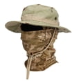 thumbnail image 1 of AirLoni Summer Wide-brimmed Sun Hat For Men & Women Military-style Bow Hat Multi-functional Scarf with Hose Cap Outdoor Fishing Hat One Size 1pc, 1 of 4