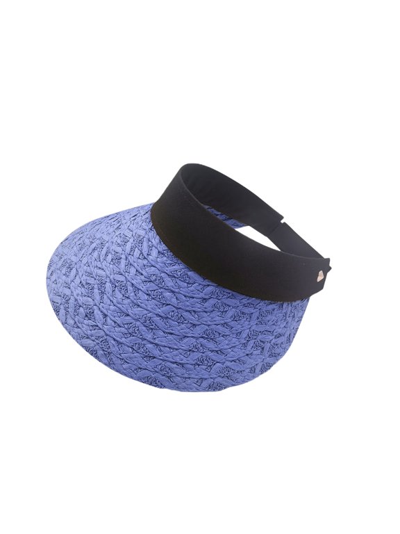 Sun Hat For Women Topless Heat Insulating Packable Lightweight Travel Cap For Summer Sports Solid Color Navy,One Size