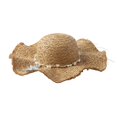 thumbnail image 1 of AirLoni Sun Hat For Women Woven Hats UV Summer Vacation Rustic Style Foldable Packable Beach Hat Outdoor Wide Brim Khaki,One Size, 1 of 3