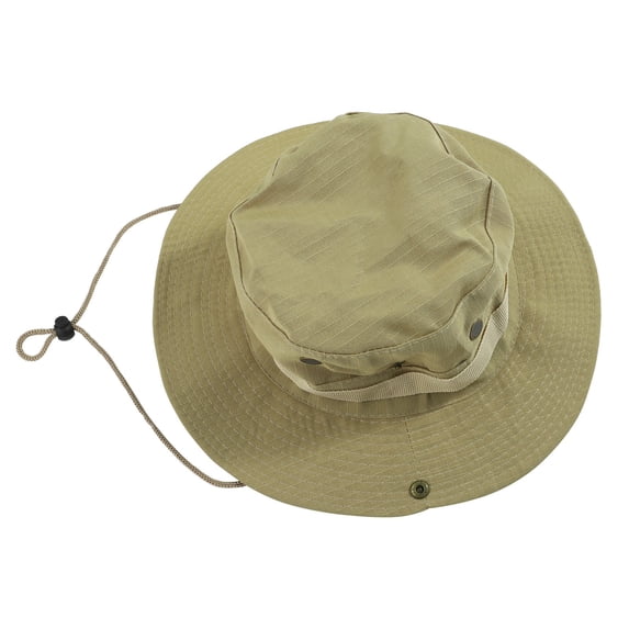 AirLoni Sun Hats For Men UV Protection Foldable Adjustable Wide Brim Fisherman Hats Bucket Hats For Outdoor Beach Travel Khaki,One Size