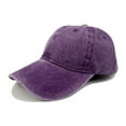 thumbnail image 1 of AirLoni Unisex Baseball Cap Breathable Adjustable Washed Retro Trucker Hat UV Protection Foldable Cotton Dad Hat For Daily Outings Purple,M, 1 of 3